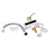 Проточний кран-водонагрівач кухонний для кухні Lidz Warm 058 LDWAR058WCR24985 White / Chrome